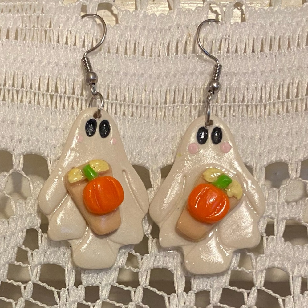 🔥SALE 2/$20🔥Pumpkin Spice Halloween Earrings